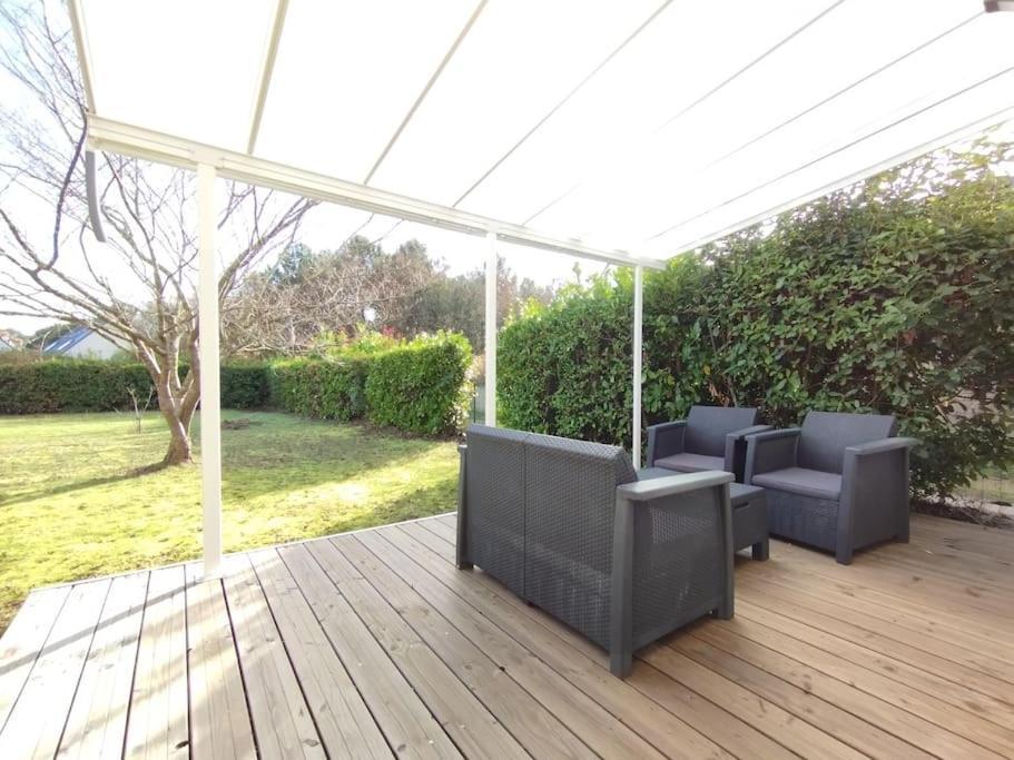 Logement Au Calme Avec Jardin Proche De Vannes Elven Exterior foto
